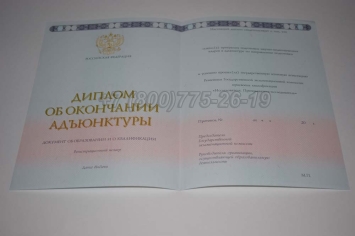 Диплом Адъюнктуры 2025г в Сургуте